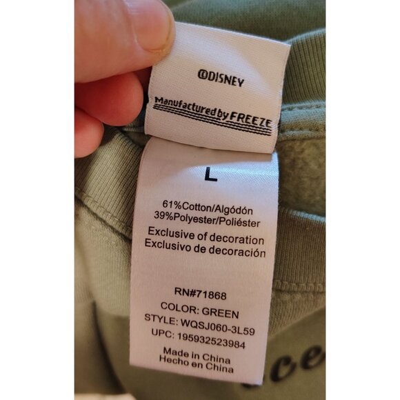 Olive Green Graphic Sweatshirt - Picture 5 of 5